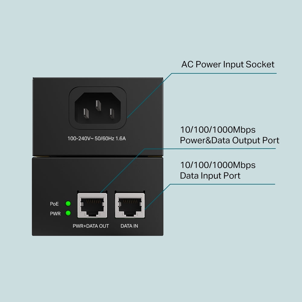 TP-LINK PoE++ Injector TL-POE170S